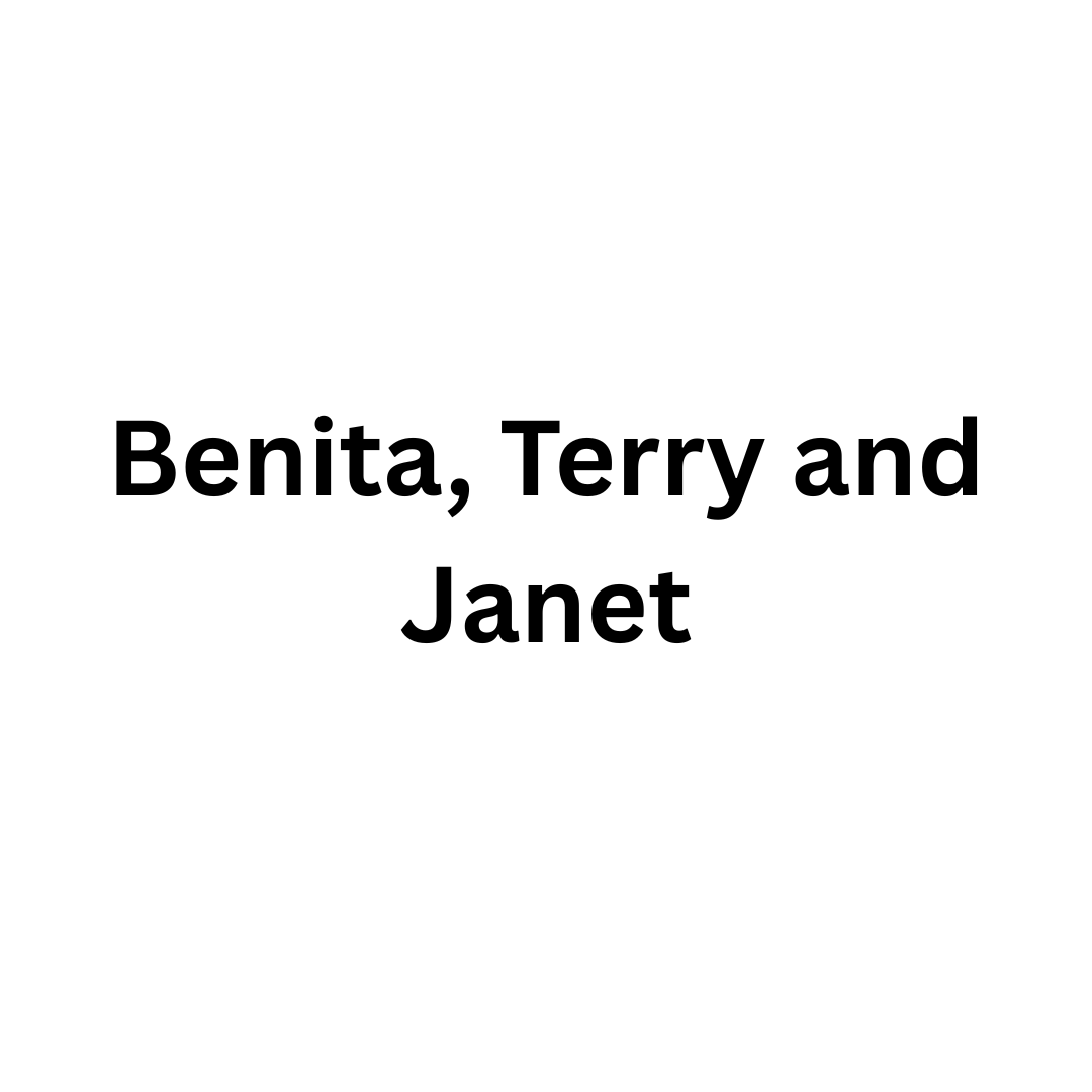 Benita, Terry and Janet