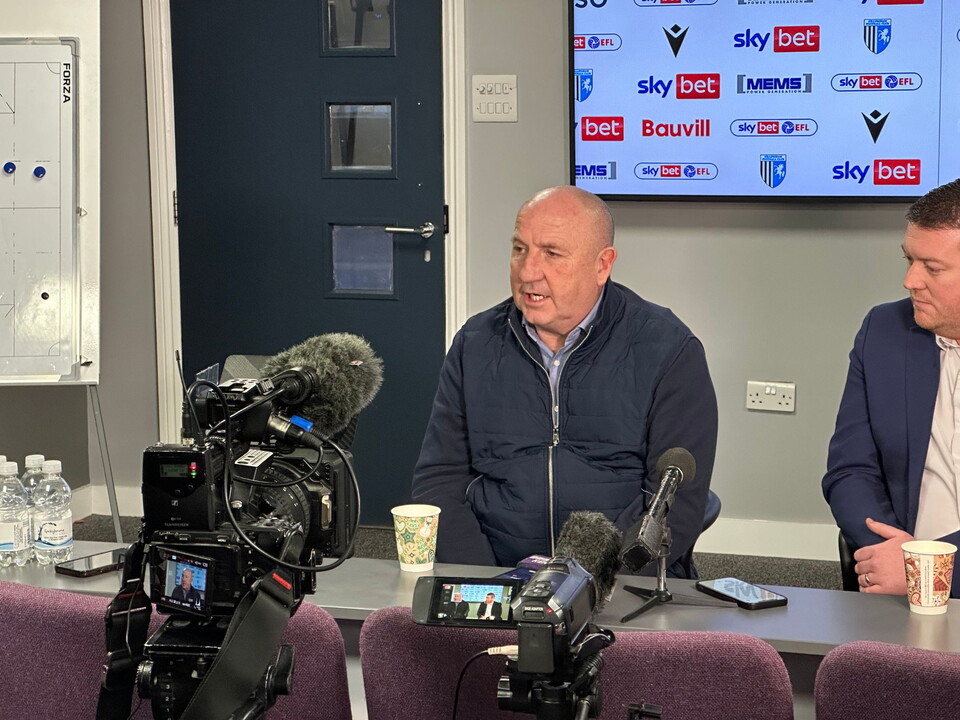 John Coleman answers media questions