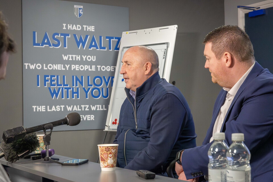 John Coleman and Joe Comper in press conference