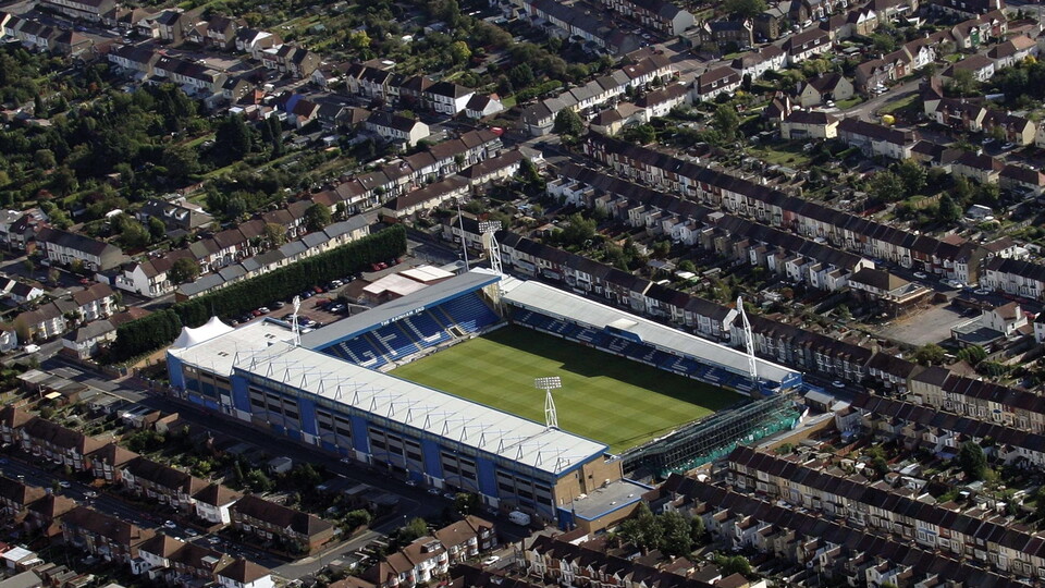 Priestfield from Air