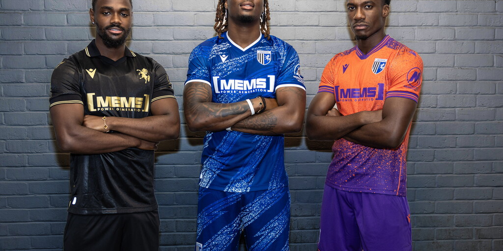 Maillot Foot Gillingham FC Domicile 2017/2018 - Taille XL - Bleu - Très Bon état